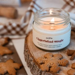 Gingerbread magic mézeskalács illatú szójagyertya