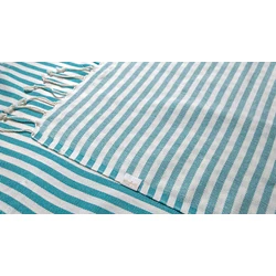 BrightMe Santorini peshtemal - TÜRKIZ-FEHÉR BrightMe Santorini peshtemal - TÜRKIZ-FEHÉR