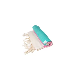 BrightMe Amalfi törölköző - PINK-TÜRKIZ