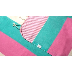 BrightMe Amalfi törölköző - PINK-TÜRKIZ