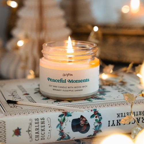 PEACEFUL MOMENTS szójaviasz illatgyertya PEACEFUL MOMENTS szójaviasz illatgyertya