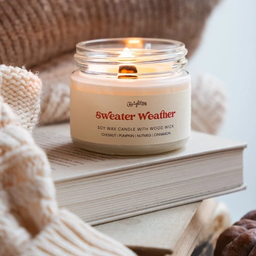 Sweather Weather szójaviasz illatgyertya