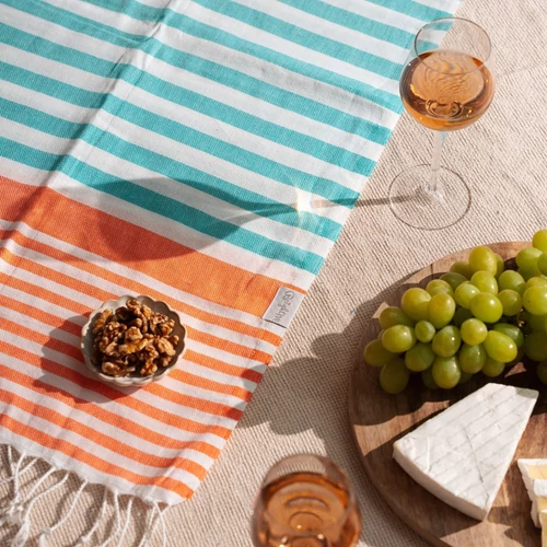 Saint Tropez Peshtemal - KORALL TÜRKIZ Saint Tropez Peshtemal - KORALL TÜRKIZ