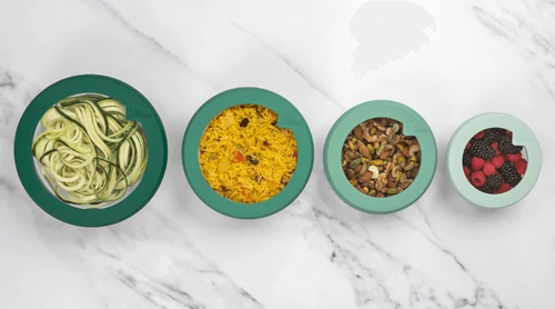 Food huggers üveg-szilikon tetők