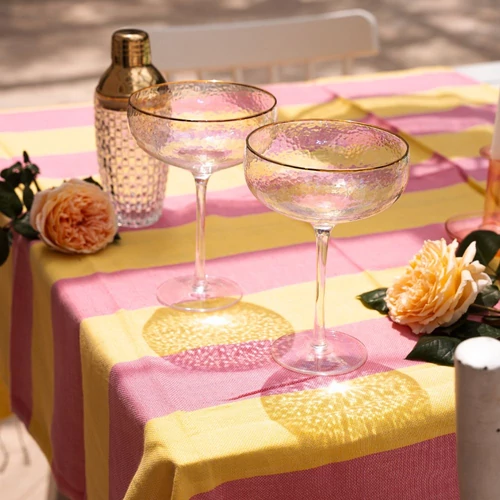 BrightMe Burano törölköző - SÁRGA-PINK