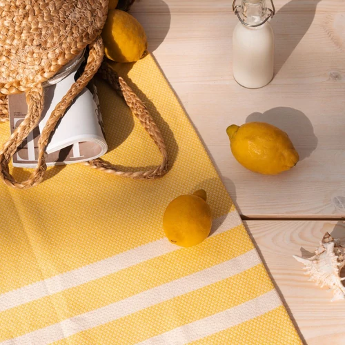 BrightMe Grado törölköző - NAPSÁRGA