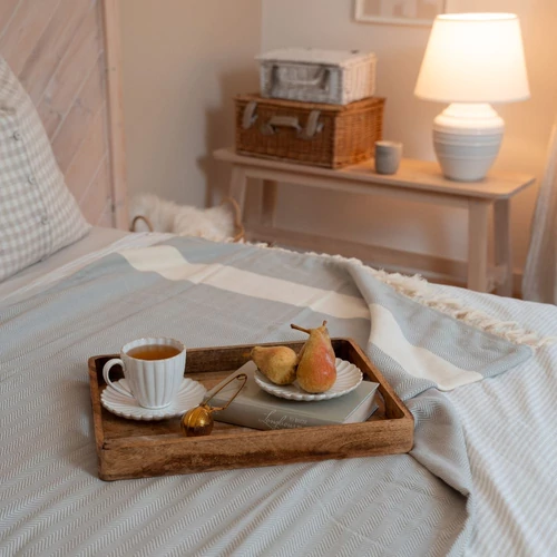 BrightMe Hamptons takaró - szürke