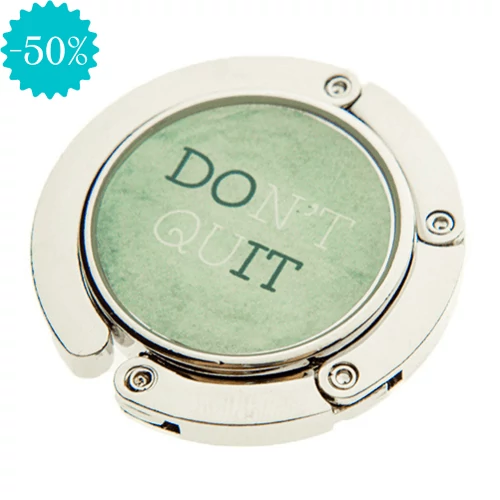 Don't quit táskatartó ékszer Don't quit táskatartó ékszer